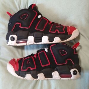 Nike Air Uptempo Black/Red Sneakers